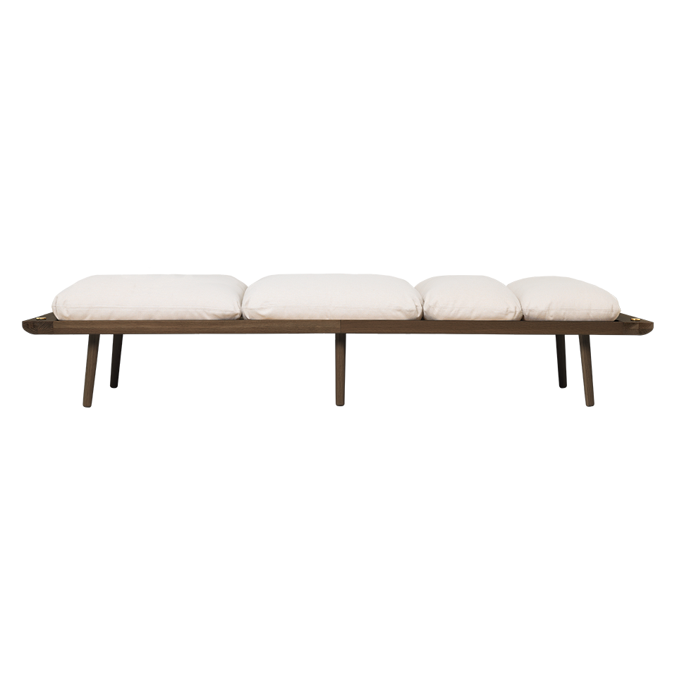 Umage 5750C720-02 Lounge Around Daybed, Horizons in Dark Oak / White Sands
