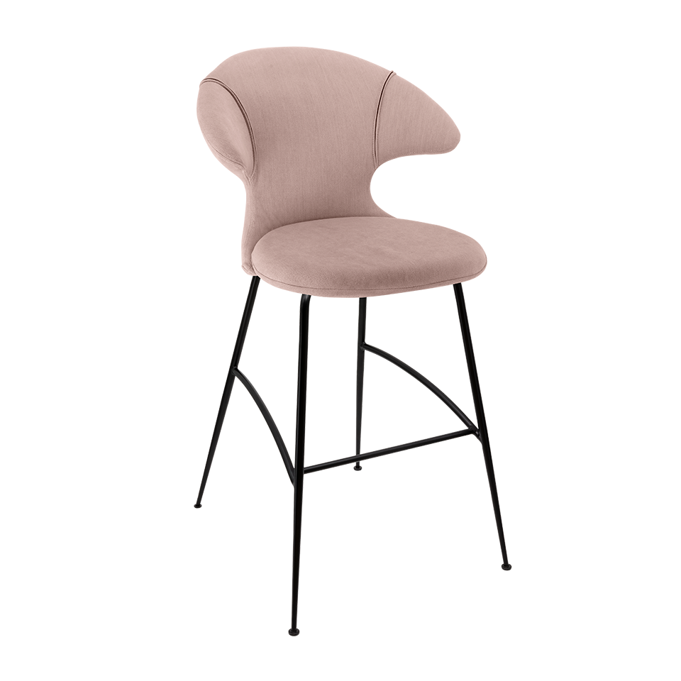 Tabouret de bar Time Flies Umage 590-16C5912-3, coloris Stone Rose/Noir
