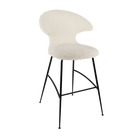 Tabouret de bar Time Flies Umage 590-18C5912-3, coloris Teddy blanc/noir