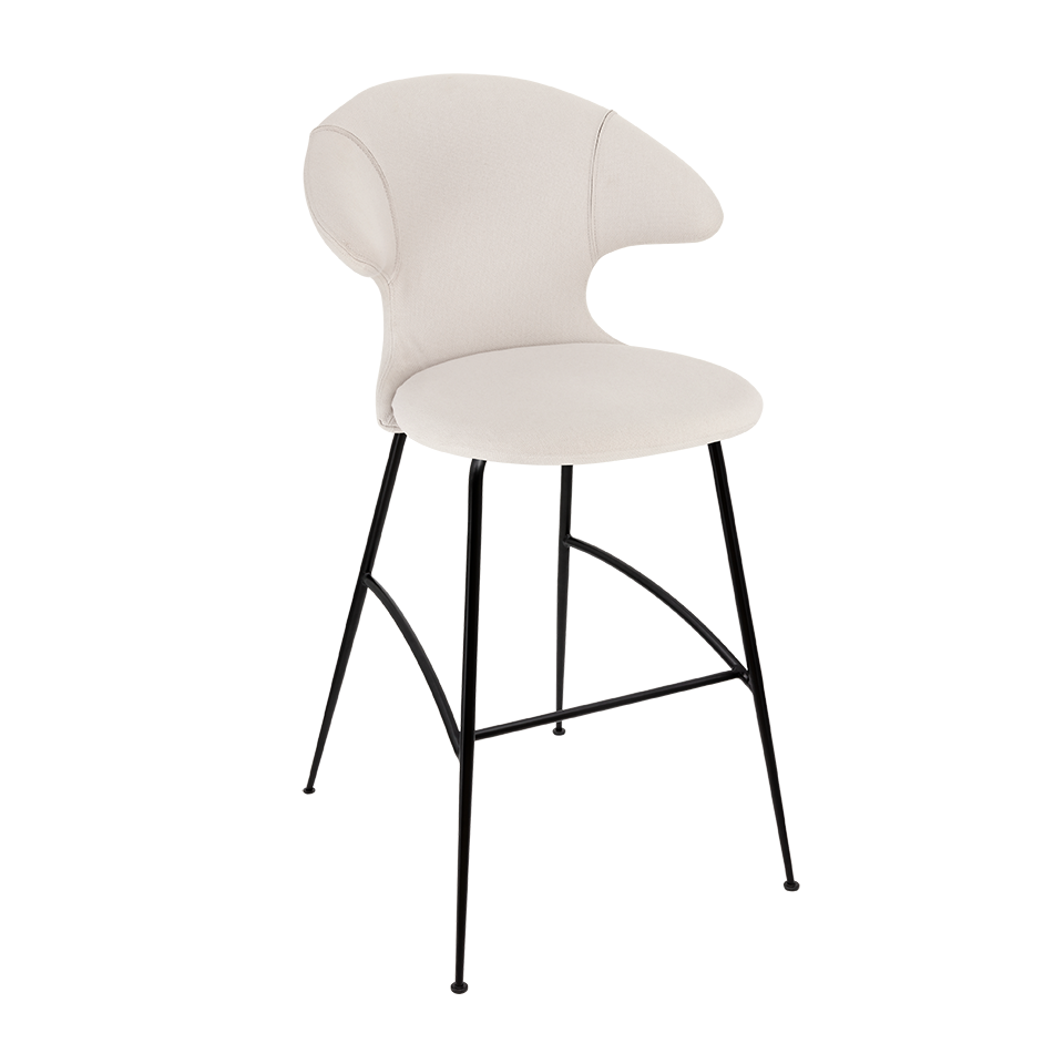 Tabouret de bar Time Flies Umage 590-02C5912-3, coloris White Sands/Noir