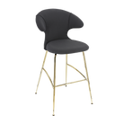 Tabouret de bar Time Flies Umage 590-04C5912-1, coloris Shadow/Laiton