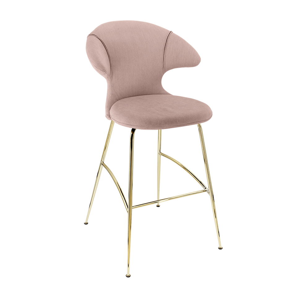 Tabouret de bar Time Flies Umage 590-16C5912-1 en coloris Stone Rose/Laiton