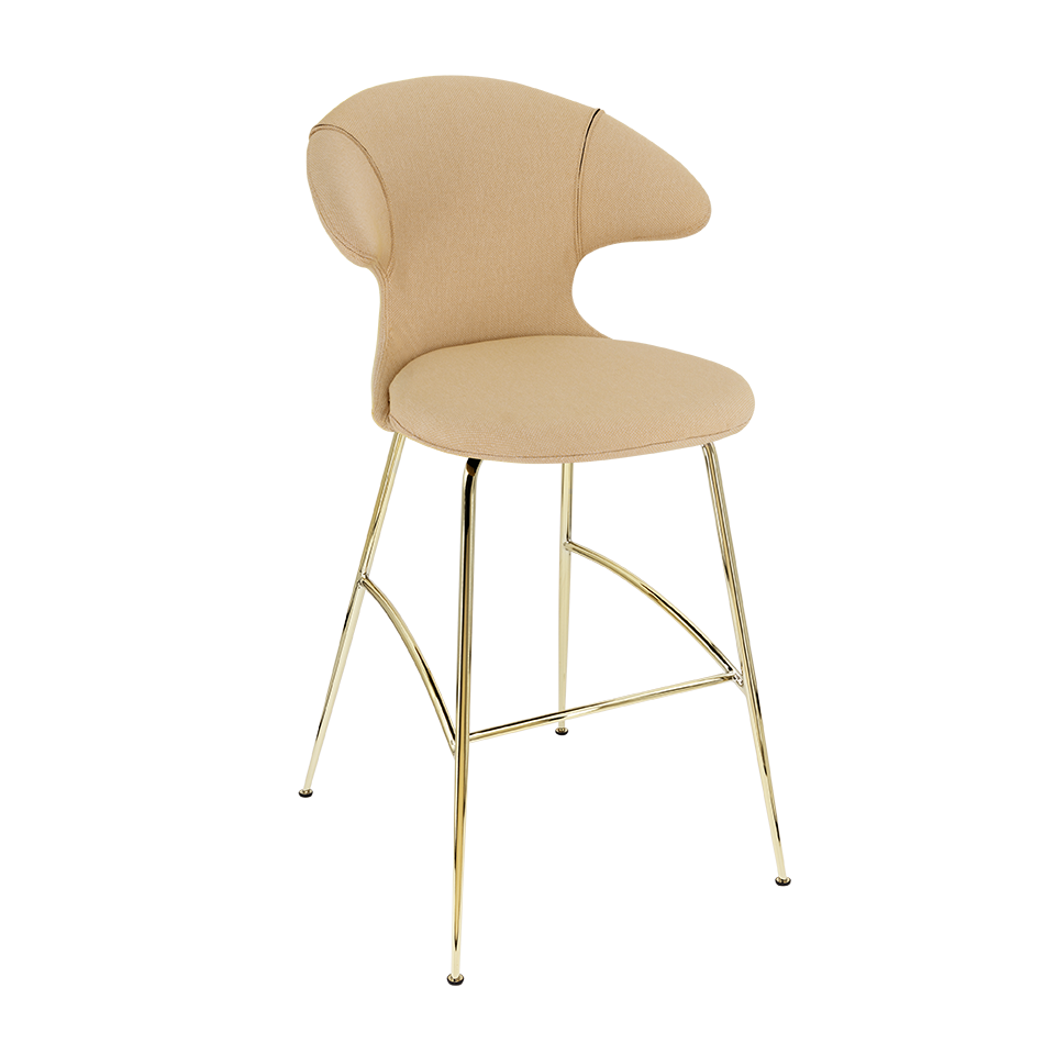 Tabouret de bar Time Flies Umage 590-11C5912-1, finition Summer Shine/laiton