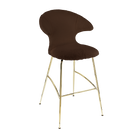 Tabouret de bar Time Flies Umage 590-19C5912-1, coloris Teddy Brown/Laiton