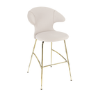 Tabouret de bar Time Flies Umage 590-02C5912-1 en coloris White Sands / Laiton