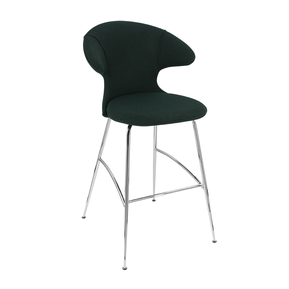 Tabouret de bar Time Flies Umage 590-13C5912-2, coloris Calm Seas / Chrome
