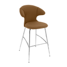 Tabouret de bar Time Flies Umage 590-08C5912-2, coloris caramel/chrome