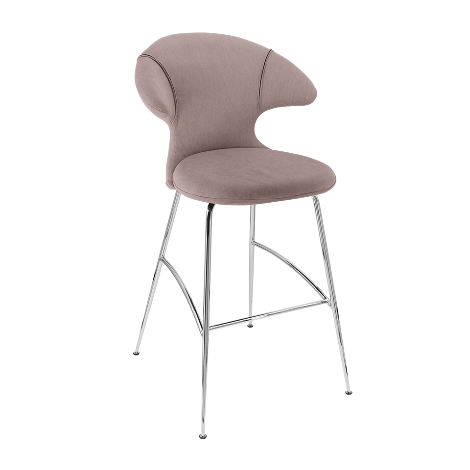 Tabouret de bar Time Flies Umage 590-07C5912-2 en Monrose / Chrome