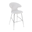 Tabouret de bar Time Flies Umage 590-03C5912-2 en argent sterling/chrome