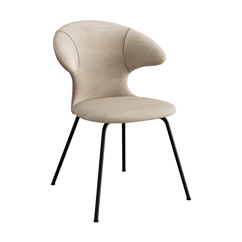 Umage Time Flies Chair with Sand and Burnt Almond back, Sand seat and Black legs