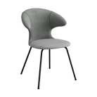 Umage Time Flies Chair with Slate Grey back, Silver Grey seat and Black legs