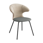 Umage Time Flies Chair with Sand and Burnt Almond back, Slate Grey seat and Black legs