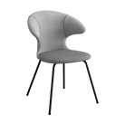 Umage Time Flies Chair with Silver Grey back, Slate Grey seat and Black legs