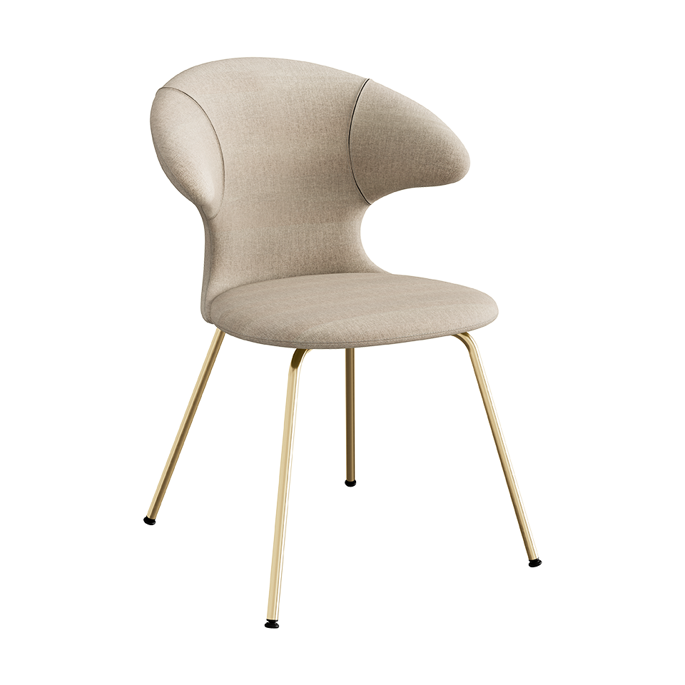 Umage Time Flies Chair with Sand back, Sand seat and Brass legs