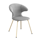 Umage Time Flies Chair with Silver Grey back, Silver Grey seat and Brass legs