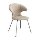 Umage Time Flies Chair with Sand and Burnt Almond back, Sand seat and Chrome legs