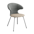 Umage Time Flies Chair with Slate Grey back, Sand seat and Chrome legs
