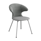 Umage Time Flies Chair with Slate Grey back, Silver Grey seat and Chrome legs