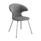 Umage Time Flies Chair with Slate Grey back, Slate Grey seat and Chrome legs