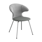 Umage Time Flies Chair with Silver Grey back, Slate Grey seat and Chrome legs