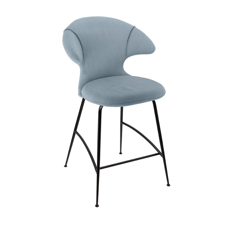 Umage 590-14C5913-3 Time Flies Counter Stool in Bright Skies with Black legs