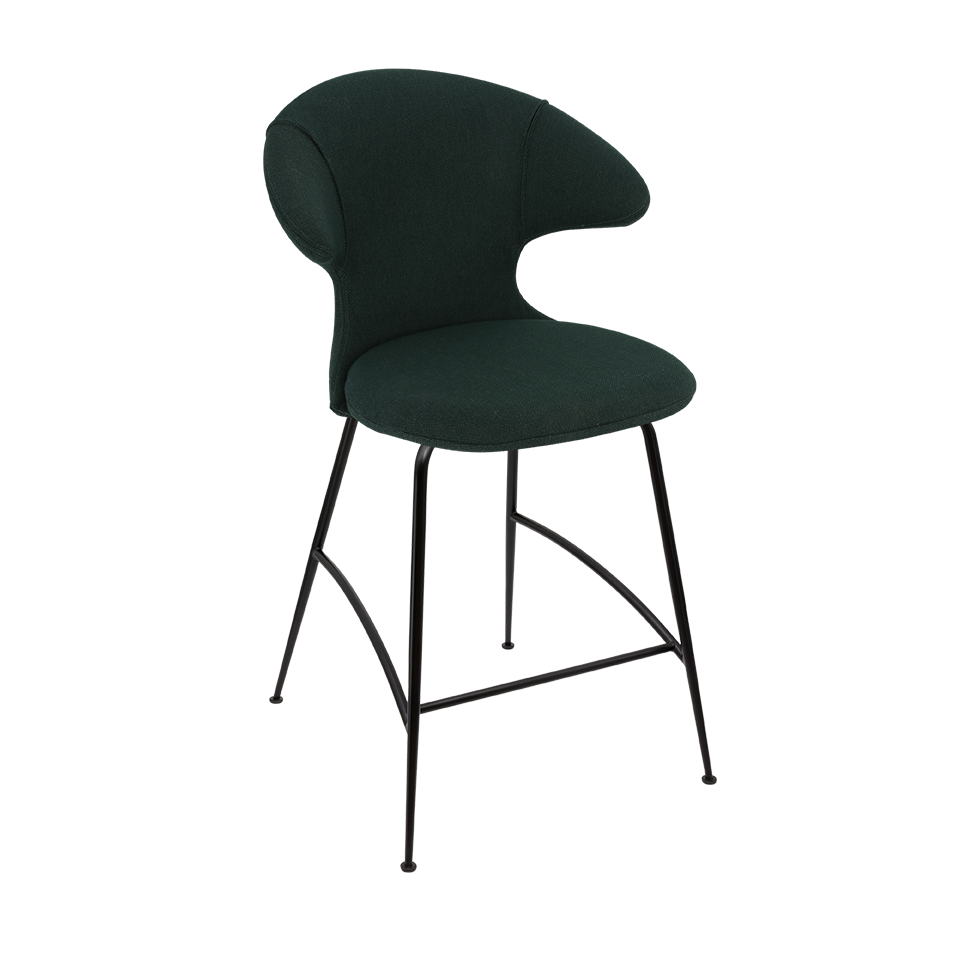 Umage 590-13C5913-3 Time Flies Counter Stool in Calm Seas with Black legs