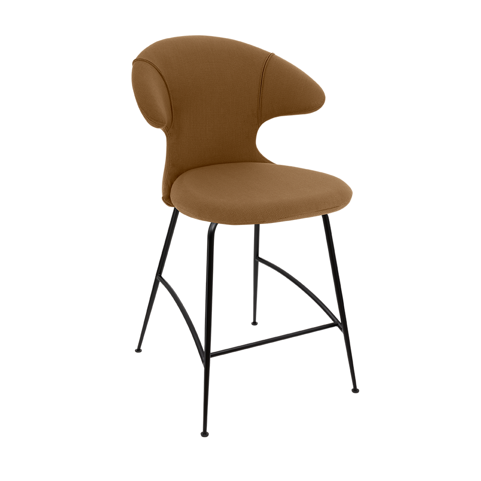 Umage 590-08C5913-3 Time Flies Counter Stool in Caramel with Black legs
