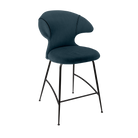Umage 590-15C5913-3 Time Flies Counter Stool in Jet Air Blue with Black legs