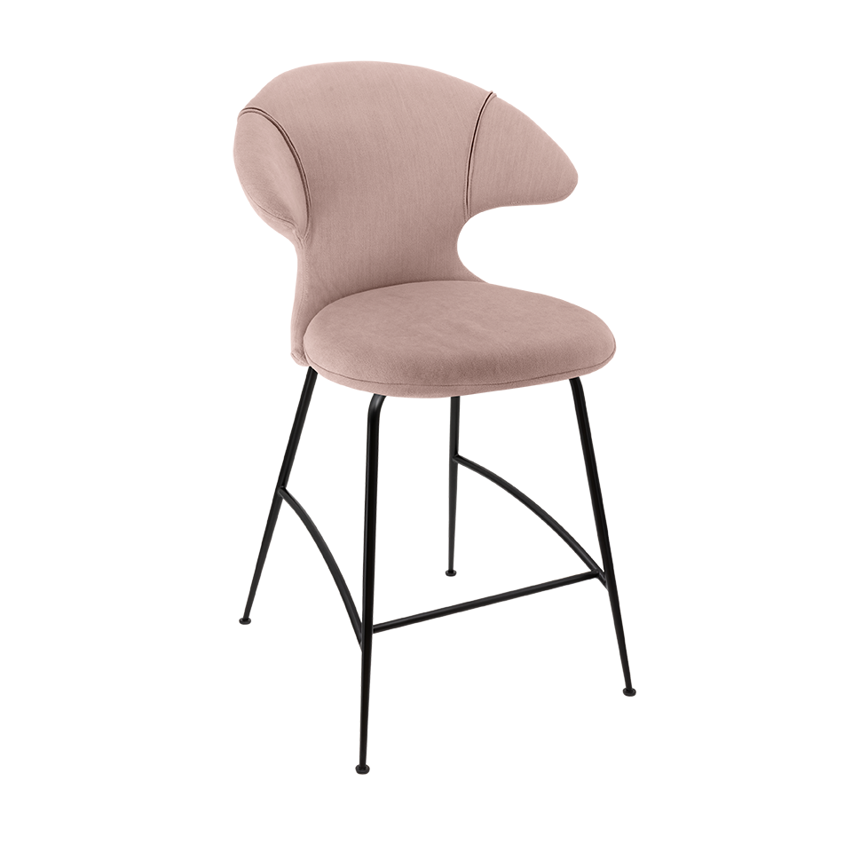 Umage 590-16C5913-3 Time Flies Counter Stool in Stone Rose with Black legs