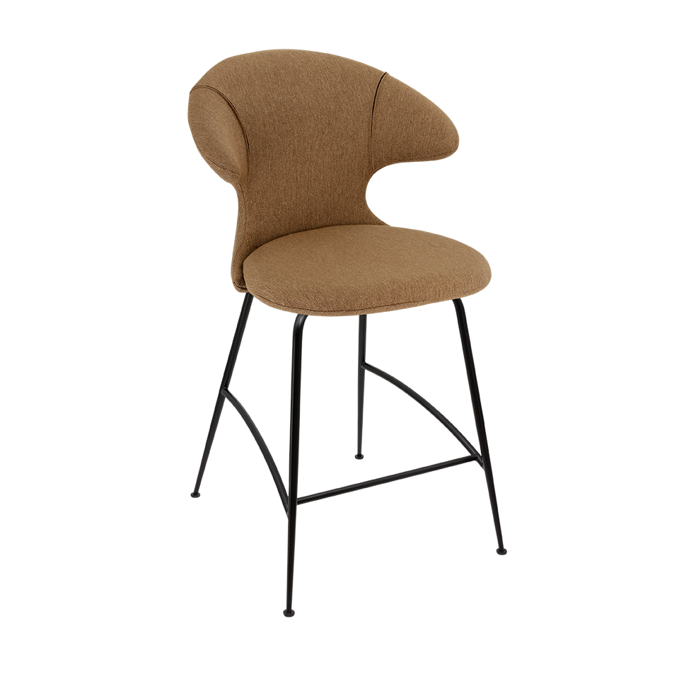 Umage 590-01C5913-3 Time Flies Counter Stool in Sugar Brown with Black legs