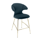 Umage 590-15C5913-1 Time Flies Counter Stool in Jet Air Blue with Brass legs
