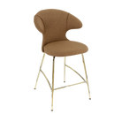 Umage 590-01C5913-1 Time Flies Counter Stool in Sugar Brown with Brass legs