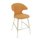 Umage 590-06C5913-1 Time Flies Counter Stool in Tangerine with Brass legs