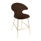 Umage 590-19C5913-1 Time Flies Counter Stool in Teddy Brown with Brass legs