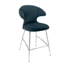 Umage 590-15C5913-2 Time Flies Counter Stool in Jet Air Blue with Chrome legs