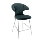 Umage 590-17C5913-2 Time Flies Counter Stool in Quantum Blue with Chrome legs