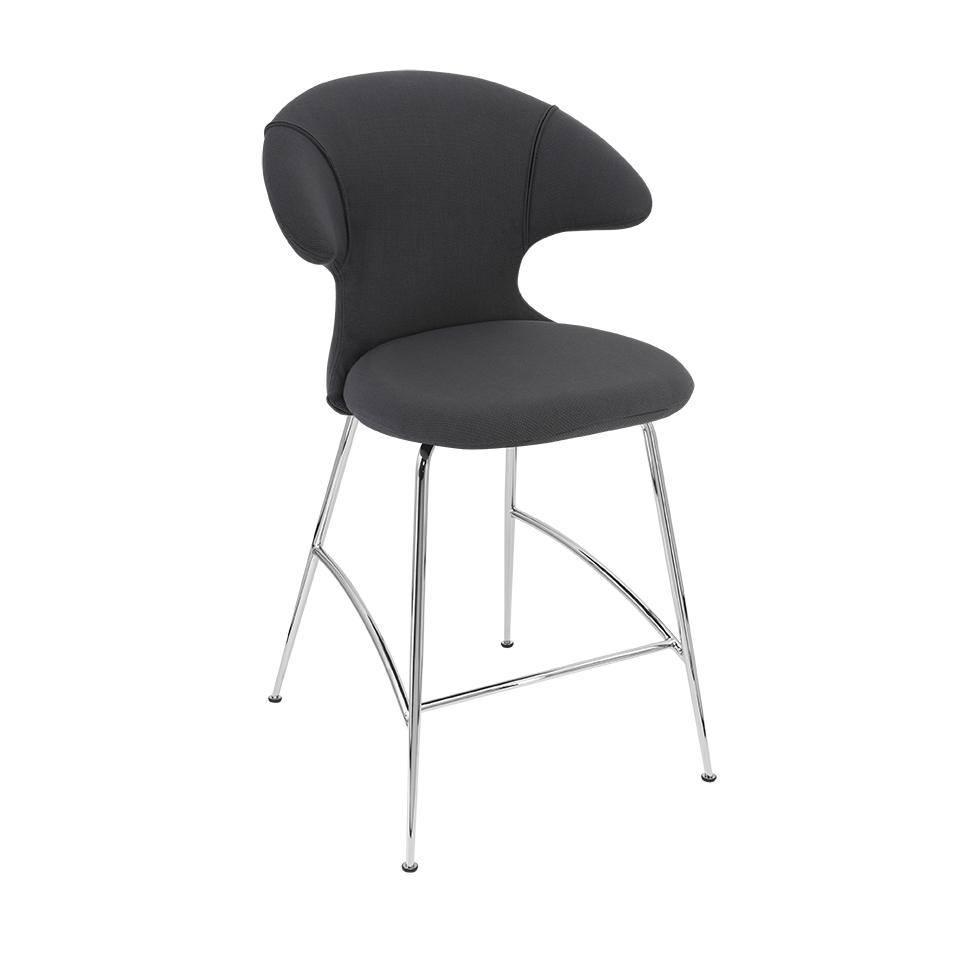 Umage 590-04C5913-2 Time Flies Counter Stool in Shadow with Chrome legs