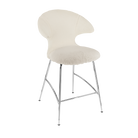 Umage 590-18C5913-2 Time Flies Counter Stool in Teddy White with Chrome legs