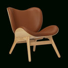 Umage 5501C5501-10 A Conversation Piece Lounge Chair, Low in Oak and Cognac