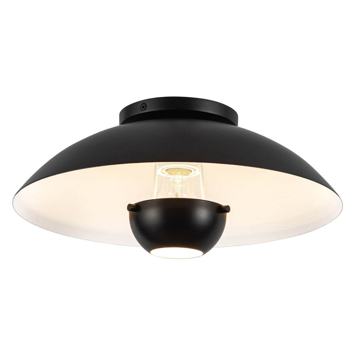 Kuzco Canada - SF11914-VB - One Light Semi-Flush Mount - Umbra - Vintage Brass