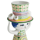 Bjørn Wiinblad 54051 Lady with Hat Vase in Green