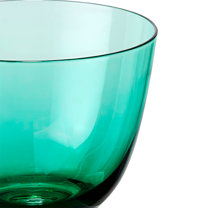 Holmegaard 4300485 Flow Tumbler in Emerald Green