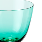 Holmegaard 4300488 Flow Glass on Foot in Emerald Green