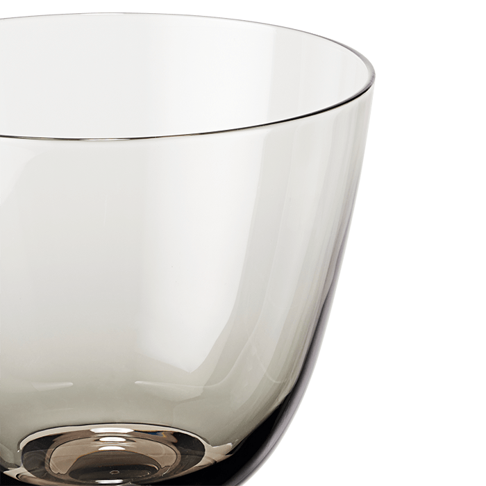 Holmegaard 4300486 Verre coulé sur pied en fumée
