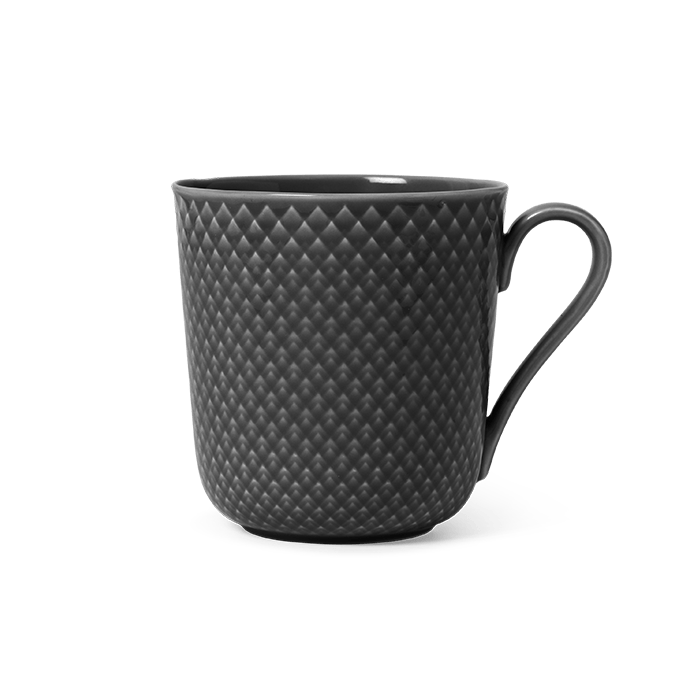 Lyngby Porcelæn 201841 Tasse Rhombe Earth en ardoise