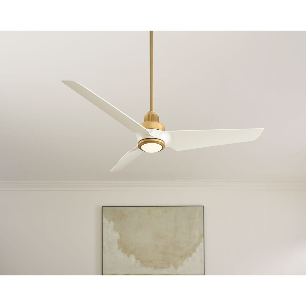 Visual Comfort Fan Collection 3RULSM52HABD Ruhlmann Smart 52" LED Ceiling Fan