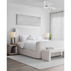 Confort visuel Ventilateur  Collection 3IKR52RZWD Ikon Plafonnier semi-encastré LED 52" Ventilateur 