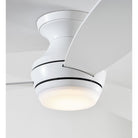 Confort visuel Ventilateur  Collection 3IKR52RZWD Ikon Plafonnier semi-encastré LED 52" Ventilateur 