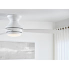 Confort visuel Ventilateur  Collection 3IKR52RZWD Ikon Plafonnier semi-encastré LED 52" Ventilateur 
