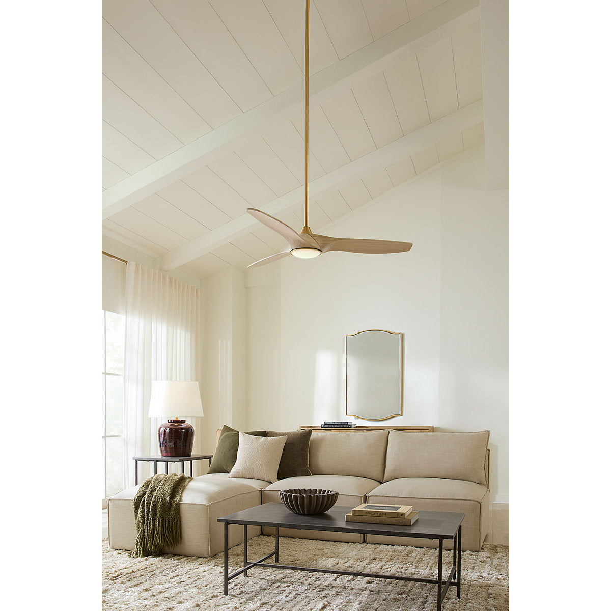 Confort visuel Ventilateur  Collection 3SLNSM52BBSWWOD Selen Smart LED Ceiling Ventilateur 